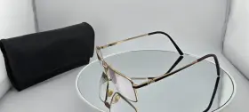 Ec341 Turboflex Mens Eyeglass Frames 53 17 140 Gold Metallic