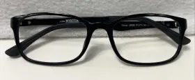 U8058 Ultem Blep Wynter Black Rectangular Eyeglass Frames Only 51 17 140