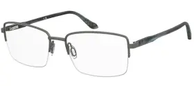 5095 Under Armour 5095/g Ua 0os Dark Ruthenium Rectangular 56mm Mens Eyeglasses