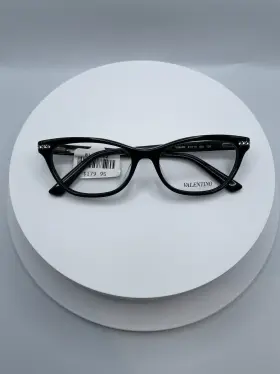 Valentino V2646r 001 Black Eyeglass Frames 51-16-135