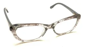 V2654-412 Valentino V2654 412 Clear Blue Cat Eye Eyeglasses Frames 51-17 135 Italy Women