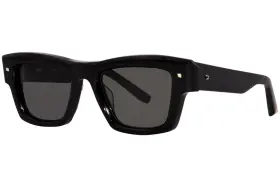 Vls-106 Valentino Xxii Sunglasses Black/green Square Shape 50mm