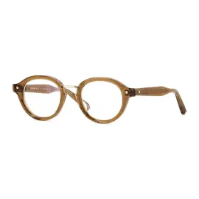Vlx-132 Valentino D Round Transparent Brown 46 Mm Mens Eyeglasses Frame