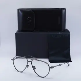 Vlx-133b Valentino Vlx-133b/59 V-stud-ii Matte Black Rhodium 59mm Eyeglasses New Authentic