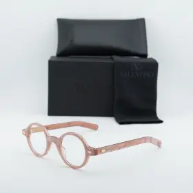 Vlx-185e Valentino Vlx-185e/43 New Pink With White Stones 43mm Eyeglasses