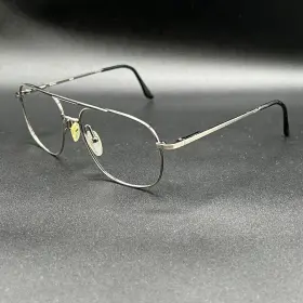 7792-100524-32.95 Van Heusen Sheldon Eyeglasses Frame Gunmetal Flex 58-17-145 Used