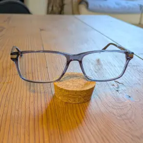 54-16-145 Van Heusen H148 Eyeglasses Frames Style Gray Hm
