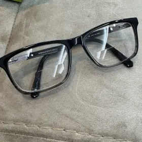 H199 Van Heusen Big Man Fit Eyeglasses Frame Black Gradient 57mm