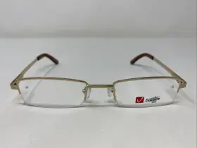 49-19-135 Venuti International Vg80 Satin Gold Half Rim Eyeglasses Frame Oc57