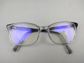 5444-031624-58 Vera Bradley Nikki Eyeglasses Frame Bordeaux Blooms Flex 52-17-135 Case And Cloth