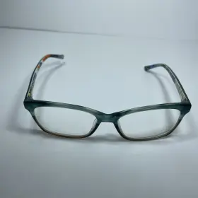 53-15-135 Vera Bradley 781096524549 Eyeglasses Grace Rio Brown Green Rectangular Inch Frames