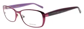 53-16-140 Vera Wang 715317078177 V378 Cs Womens Eyeglasses Frames Crimson