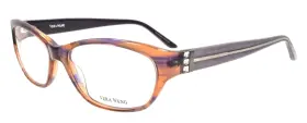 53-15-135 Vera Wang 715317856072 V308 Sn Womens Eyeglasses Frames Sunset With Crystals