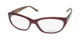 53-15-135 Vera Wang 715317996822 New V903 Eyeglasses Red Womens Full-rim Plastic Ry Oval