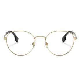 1002 Versace 056597640534 Ve 1279 Gold Metal Round Eyeglasses 53mm