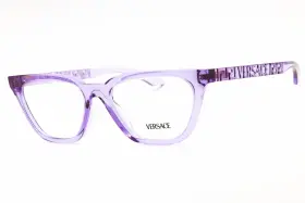 0ve3352u Versace Ve3352u 5451 Eyeglasses Transparent Lilac Frame 53mm