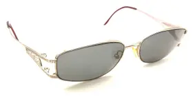 1034-b Versace Mod. 1056 Silver Metal Eyeglasses Frames 53-15 135 Italy Designer