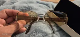 Versace 1090-b Eyeglasses Frames Only Mod. Brown With Case