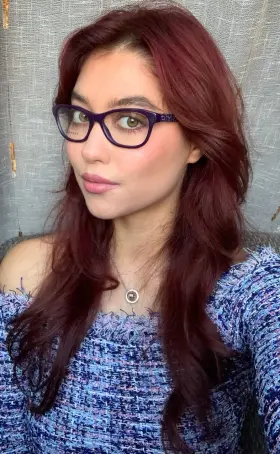 1232b6450 Versace 1232-b Mod. Purple 52mm Cat Eye Womens Eyeglasses Italy