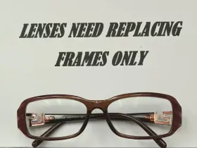 Versace 3076 Eyeglass Frames Only Vintage B Tortoise Lenses Need Replacement