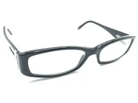 3091-b Versace Mod Black Crystals Eyeglasses Frames 51-15 135 Italy Designer