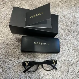 3282-gb1 Versace Womens Ve 3282 Gb1 Black Eyeglasses 51-19 New Authentic Frames