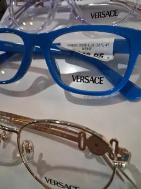 3325u Versace 3 Pairs-versace Blue Gold And Purple Kids Eyeglass Frames Bundle