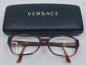 53-16-135 Versace Mod.3176 Pink Eyeglasses Frames Only Mod 3176 5041 Horn Round Italy