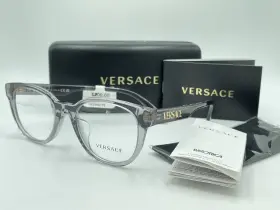 Versace Mod.3317f Women 593 Clear Gray/gold Frame Only Authentic Italy