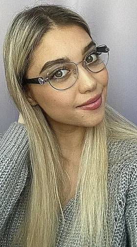 Mod.4612-b Versace New Silver 52mm Womens Eyeglasses Frame Italy #8