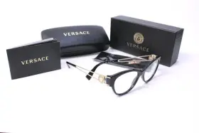 Mod3254 Versace New Gb1 Eyeglasses Made In Italy Size 52 - 16 140