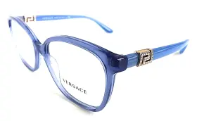 Mod35322552 Versace New Elegant Mod. 3235 Blue 52mm Womens Eyeglasses Frame D3