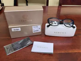 Ove3216-5156-54 Versace Non Prescription Glasses/frames D16-140 With Case / Box