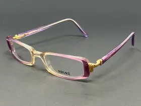 V91-19b Versace Lavender 50mm Womens Eyeglasses Rectangular Optical Frames
