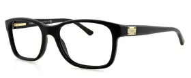 Ve-3173 Versace Ve 3173 Gb1 54mm Black Gold Eyeglasses Frames Only Italy Unisex