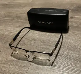 Ve1272 Versace 1261 54 Matte Black Eyeglasses 1272