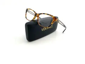 Ve3220 Versace New Frames Cat Eye Havana/gold Eyeglasses Mod. 3220a Acetate