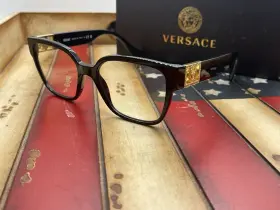 Ve3329-b Versace Ve3329b Gb1 Black 52mm Eyeglasses Option To Add Rx