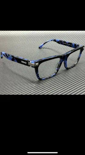 Ve3354 Versace 5460 Blue Havana Mens 55 Mm Eyeglasses