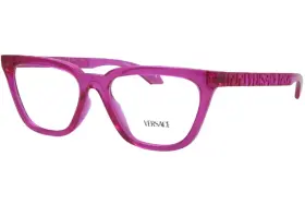 Ve3355u Versace 5455 Eyeglasses Mens Fluo Yellow Full Rim Oval Shape 51mm