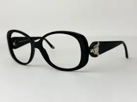 Ve4221 Versace Nos Black Oval Rectangle Glasses Frame W Iconic Medusa Logo Ve4221 Versace Nos Black Oval Rectangle Glasses Frame W Iconic Medusa Logo