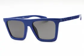 Ve4468u Versace New/authentic 545081 53mm Sunglasses Blue / Dark Grey Polarized