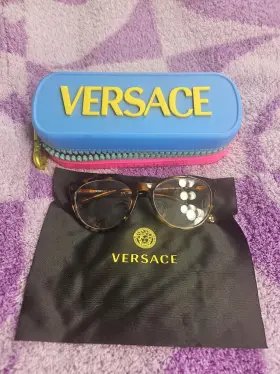 Vk3321u Versace 5119 Eyeglasses Youth Kids Havana Full Rim Round 48 17 130mm