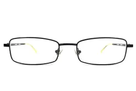 52-18-135 Versus Mod.7065 By Versace Eyeglasses Frames 1009 Black Rectangle