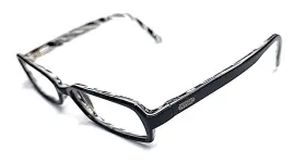 Vr8021 Versus By Versace 415 Black Zebra Rectangular Eyeglasses 56-16 135