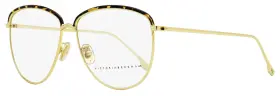 Vb210058716 Victoria Beckham Tea Cup Eyeglasses Vb2100 716 Gold/tortoise 58mm
