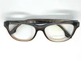 Vb260755038 Victoria Beckham Rectangular Eyeglasses Vb2607 038 Gray-brown 55-15-140 Italy