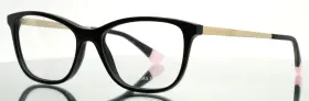 52-16-140 Victorias Secret Vs5023 001 Black Womens Semi Cat Eye Eyeglasses