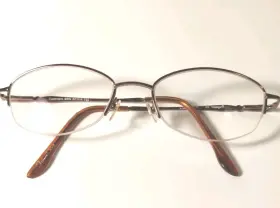 E214-bur Visage Eyeglasses Frame Cashmere Brown Wire Only