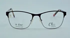 Visual Eyes Eyewear 876230033558 Chic It Fit Full-rim Comfort Eyeglasses 58 18 145 Nwt